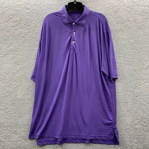 TURTLESON Golf Polo Shirt Mens Large Tour Performance Purple